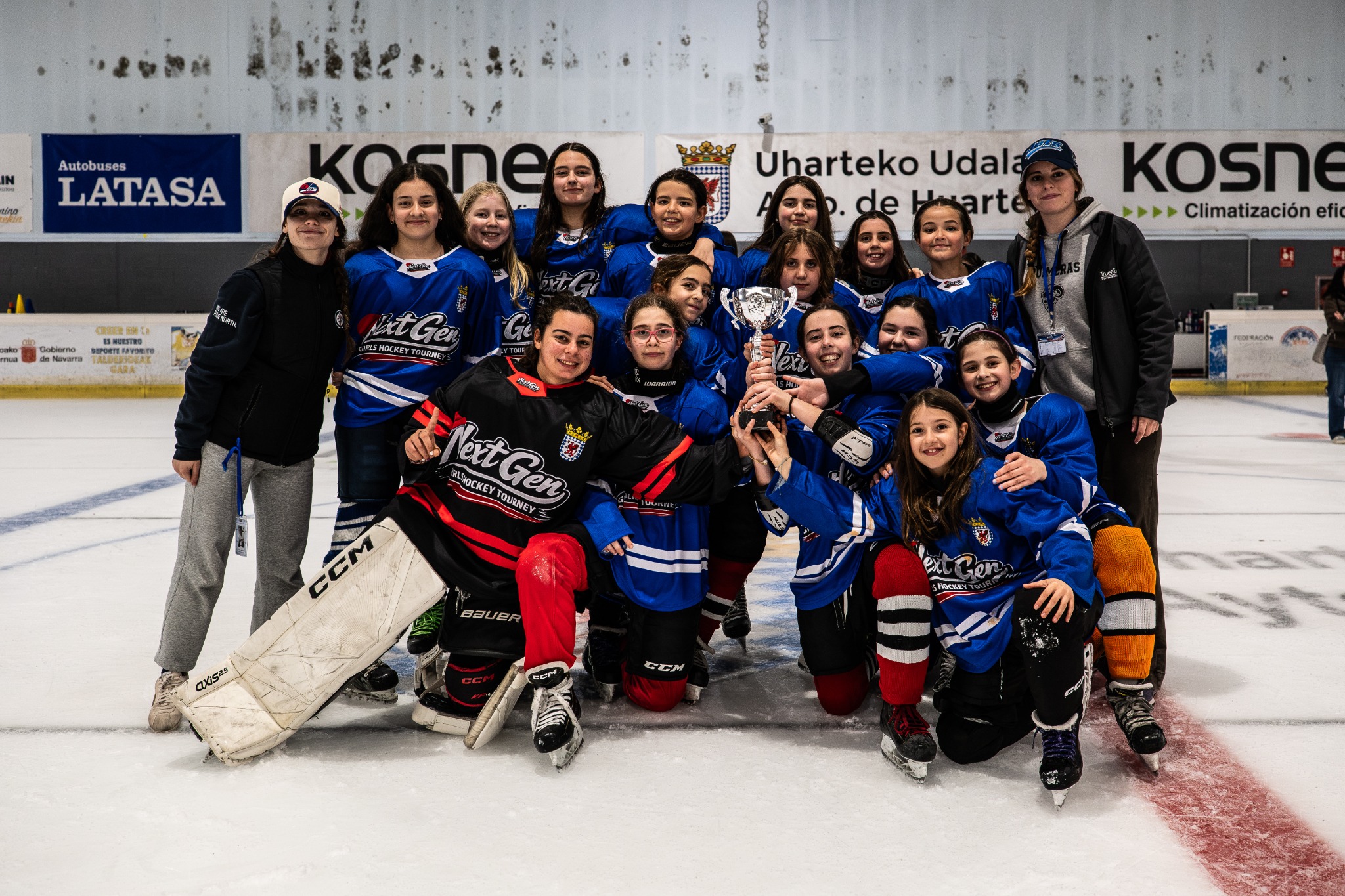 Next Gen players and coaches together after the May Tourney