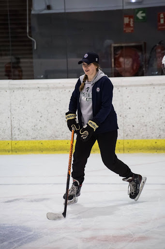 Alicia Martín on the ice